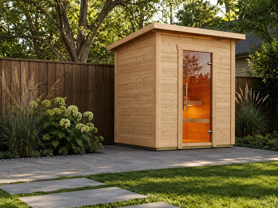 SaunaLife G2 Traditional Outdoor Sauna Kit
